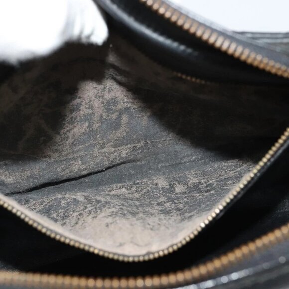 LOUIS VUITTON Epi Jeune Fille MM Shoulder Bag Black M52152 LV Auth 141082 - Picture 12 of 16